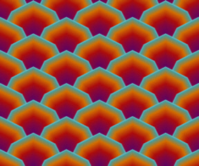 pattern made using wave