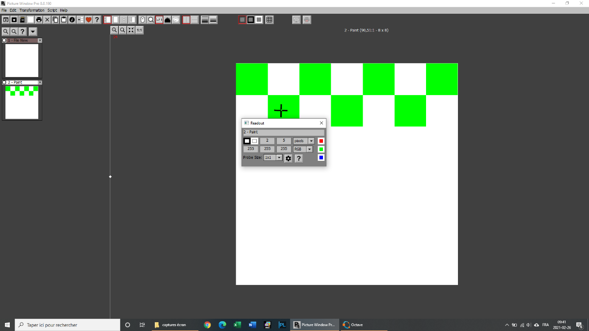 2021-02-26 PWP8 readout tool is off crosshair center color display.png